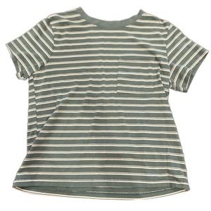 Regular Teal Stripped Tee//Medium
